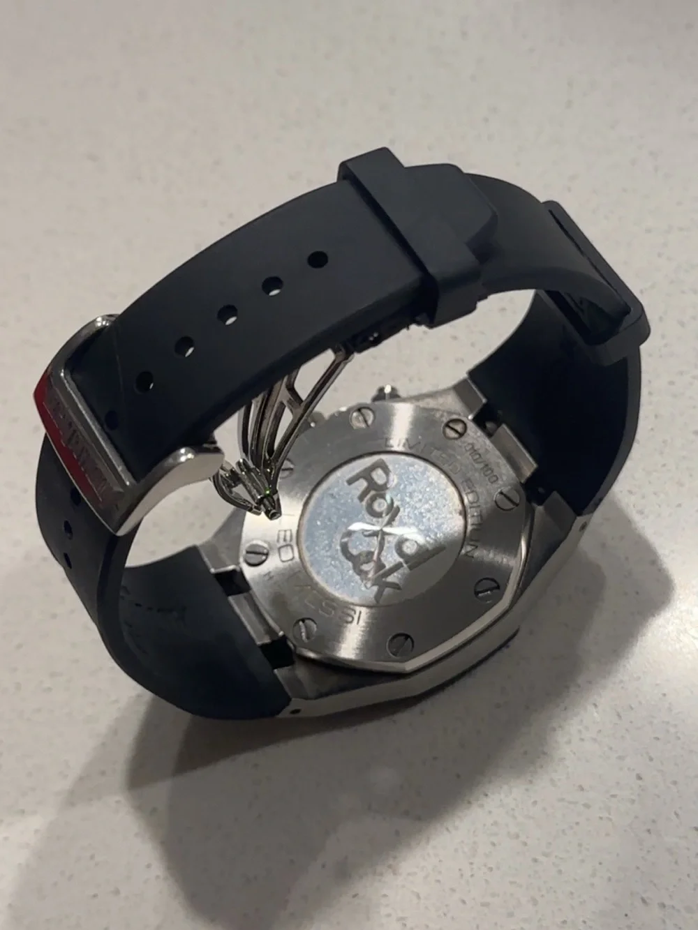 Audemars Piguet Royal Oak Leo Messi Edition. Chronograph with Black Bezel.